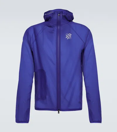 Loewe X On Ultra Logo Technical Jacket In Blue