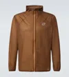 Loewe X On Ultra Technical Jacket In Brown