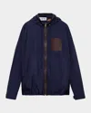 Loewe Coat Men In Blue