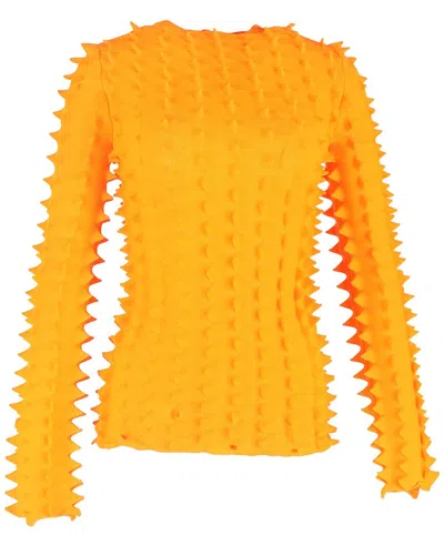 Pre-owned Loewe X Paula's Ibiza 3d Spike-knit Sweater (authentic Pre-loved)