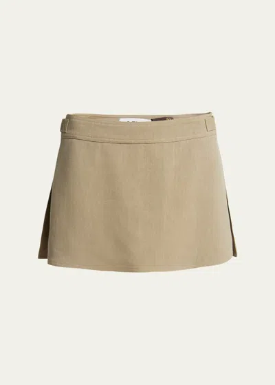 Loewe X Paula Ibiza Anagram Hardware Mini Skort In Havana