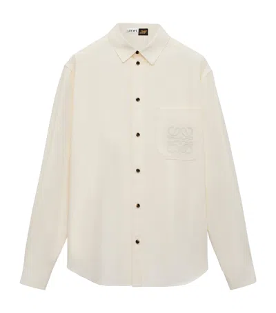Loewe X Paula's Ibiza Anagram Shirt In Neutral