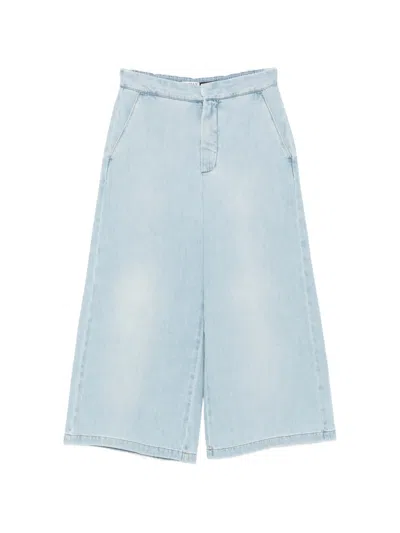 Loewe X Paula's Ibiza Anagram-embroidered Jeans In Blue