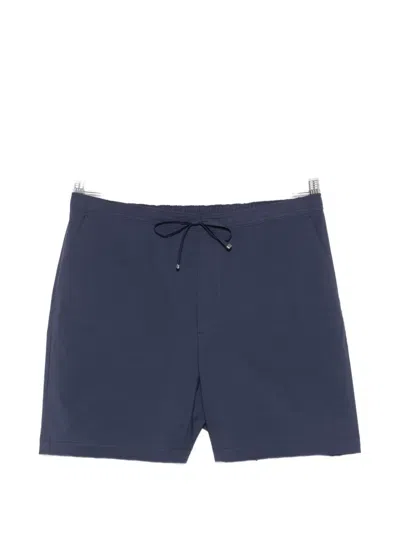 Loewe X Paula's Ibiza Anagram-embroidered Shorts In Blue
