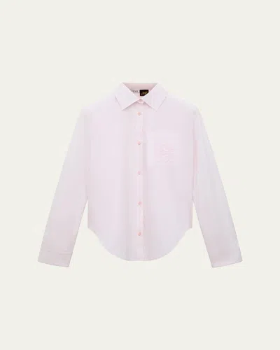 Loewe X Paula's Ibiza Anagram-pocket Button-down Shirt In Animal Print