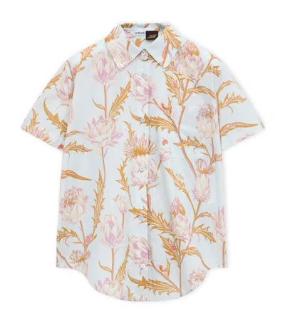 Loewe X Paula's Ibiza Artichoke Short-sleeve Shirt In Multi