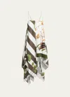 Loewe Asymmetrical Dress In Offwh Kh M