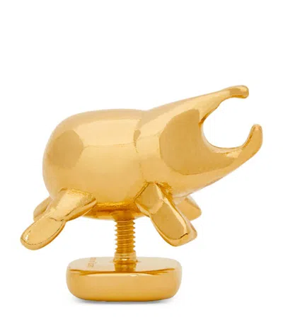 Loewe X Paula's Ibiza Beetle Pin In Gold
