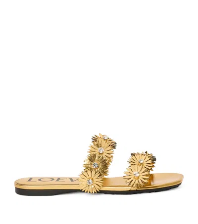 LOEWE X PAULA'S IBIZA CALFSKIN FLOWER SANDALS
