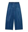 Loewe Cropped Denim Jeans In Blue