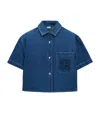 Loewe Short Sleeve Shirt In Blue