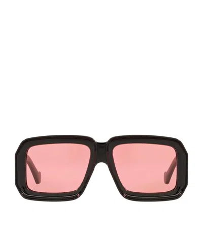 Loewe X Paula's Ibiza Diving Mask Sunglasses In Black