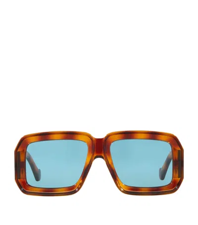 Loewe X Paula's Ibiza Diving Mask Sunglasses In Brown