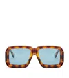 Loewe X Paula's Ibiza Diving Mask Sunglasses In Brown