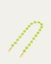 Loewe X Paula's Ibiza Donut Chain In Acetate In Acid Green/gold