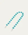 Loewe Donut Chain Bag Strap In Deep Turquoise