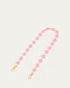 Loewe X Paula's Ibiza Donut Chain In Acetate In Pink/gold