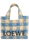 Loewe X Paula's Ibiza Font Raffia Tote Bag