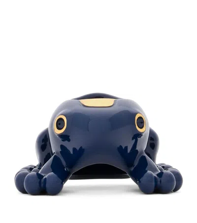 Loewe X Paula's Ibiza Frog Dice Charm In Blue