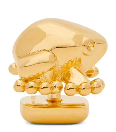 Loewe X Paula's Ibiza Frog Pin In Gold