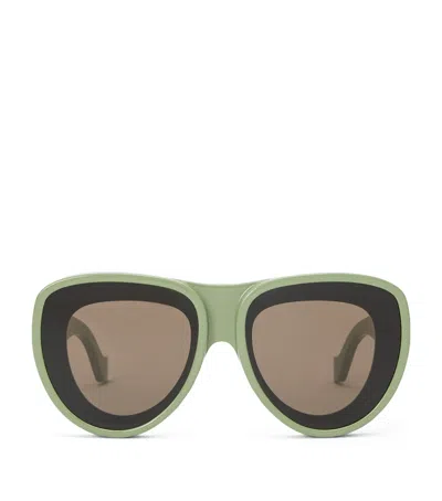 Loewe X Paula's Ibiza Front Lenses Aviator Sunglasses