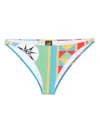 Loewe Paula's Ibiza Printed Bikini Bottom In Multi