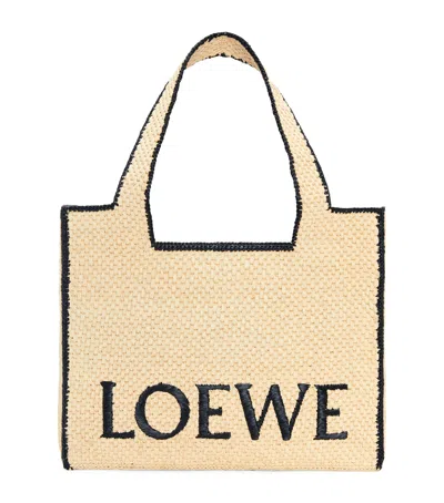 LOEWE X PAULA'S IBIZA LARGE FONT TOTE BAG