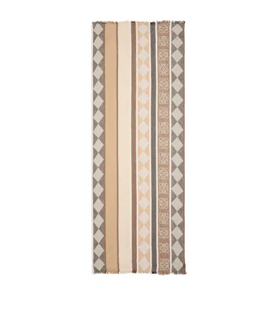 LOEWE X PAULA'S IBIZA LINEN-COTTON SCARF