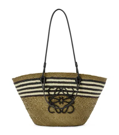Loewe X Paula's Ibiza Medium Woven Anagram Basket Bag