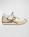 Loewe Flow Runner Low-cut Casual Shoes In Beige White
