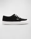 Loewe Terra Vulca Lacing Low-cut Casual Shoes In Black
