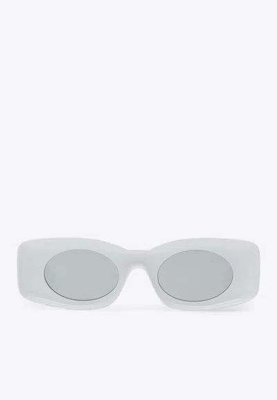 LOEWE X PAULA IBIZA OVAL-SHAPED LOGO SUNGLASSES