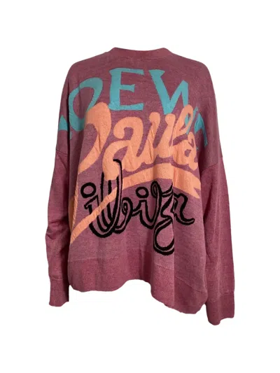 Pre-owned Loewe X Paula's Ibiza Printed Sweatshirt In Pink