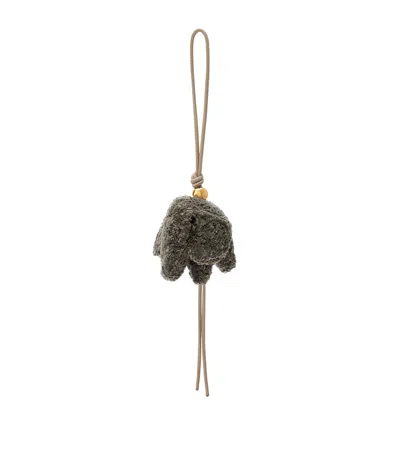 LOEWE X PAULA'S IBIZA RAFFIA ELEPHANT CHARM