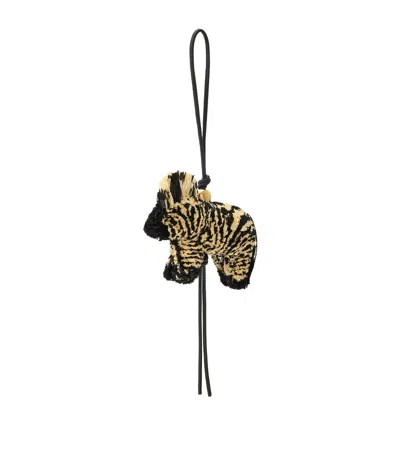 LOEWE X PAULA'S IBIZA RAFFIA ZEBRA CHARM
