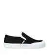 Loewe Womens Black Terra Vulca Contrast-sole Canvas Low-top Trainers In Black