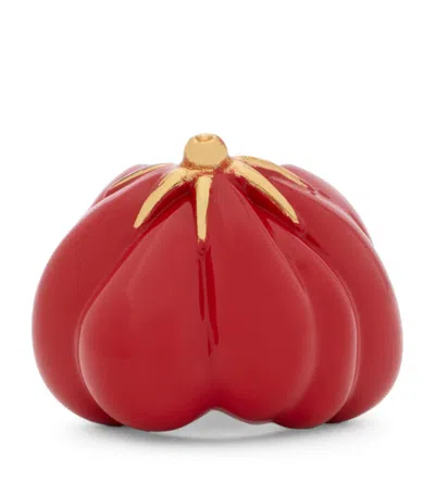 Loewe Womens Red  X Paula's Ibiza Bee Dice Brass Charm