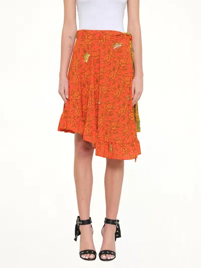 Loewe X Paula Wrap Skirt In Multi