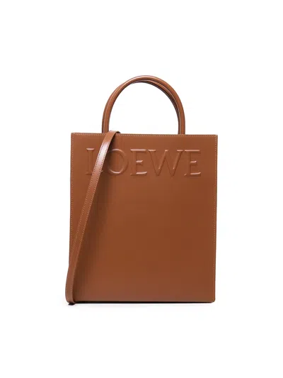 Loewe X Paulas Ibiza Standard A4 Bag In Brown