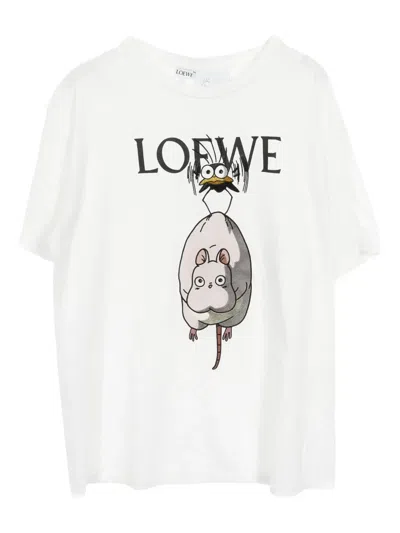 Pre-owned Loewe X Studio Ghibli 2010s Spirited Away T-shirt In White