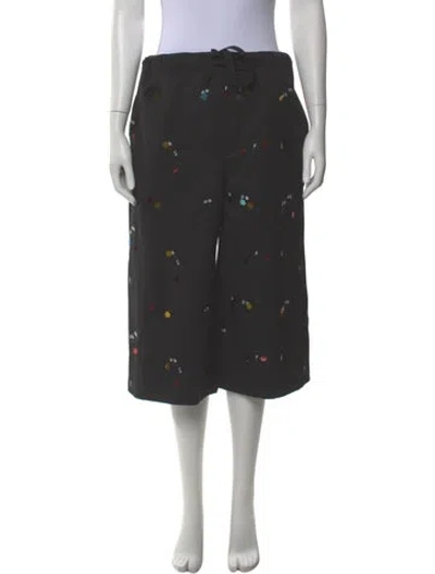 Pre-owned Loewe X Studio Ghibli Wool Wide Leg Pants In Blue