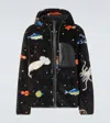 Loewe X Suna Fujita Deep Sea Fleece Jacket In Black
