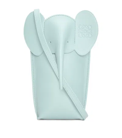 Loewe X Suna Fujita Elephant Pocket Cross-body Bag In Blue