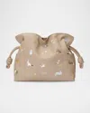 Loewe X Suna Fujita Flamenco Bunnies Printed Clutch Bag