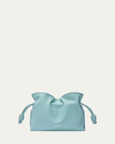 Loewe X Suna Fujita Flamenco Mini Fish Printed Clutch Bag In Water