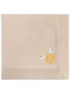 Loewe X Suna Fujita Hamster Cashmere Blanket (98cm X 106cm) In Neutrals