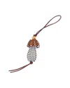 Loewe Suna Fujita Mushroom Charm In Classic Calfskin
