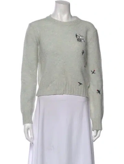 Pre-owned Loewe X Suna Fujita Penguin Wool Sweater In Blue