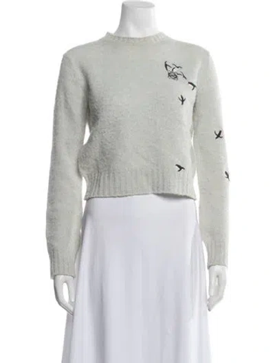 Pre-owned Loewe X Suna Fujita Penguin Wool Sweater In Pink