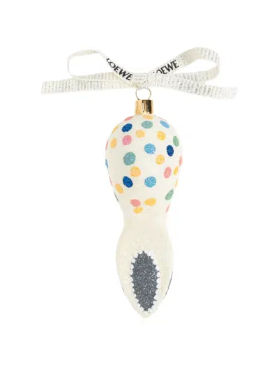 Loewe X Suna Fujita Polka-dot Ornament In White